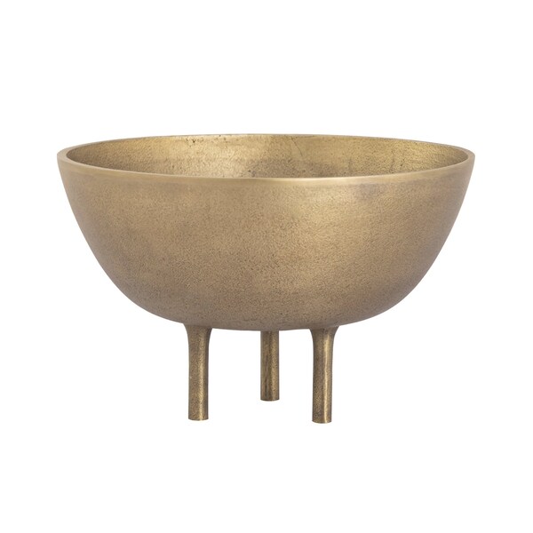 Elk Home Kiser Bowl, Large Brass H08079231 Zoro